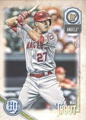 Mike Trout [Indigo] #1 Baseball Cards 2018 Topps Gypsy Queen Prices