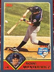 Doug Mientkiewicz #136 Baseball Cards 2003 Topps Opening Day Prices