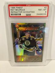 Ray Bourque [Refractor w/ Coating] Hockey Cards 1995 Finest Prices