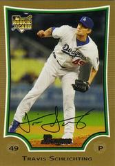 Travis Schlichting [Gold] Baseball Cards 2009 Bowman Draft Picks & Prospects Prices