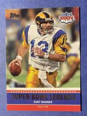 Kurt Warner #XXXIV Football Cards 2011 Topps Super Bowl Legends Prices