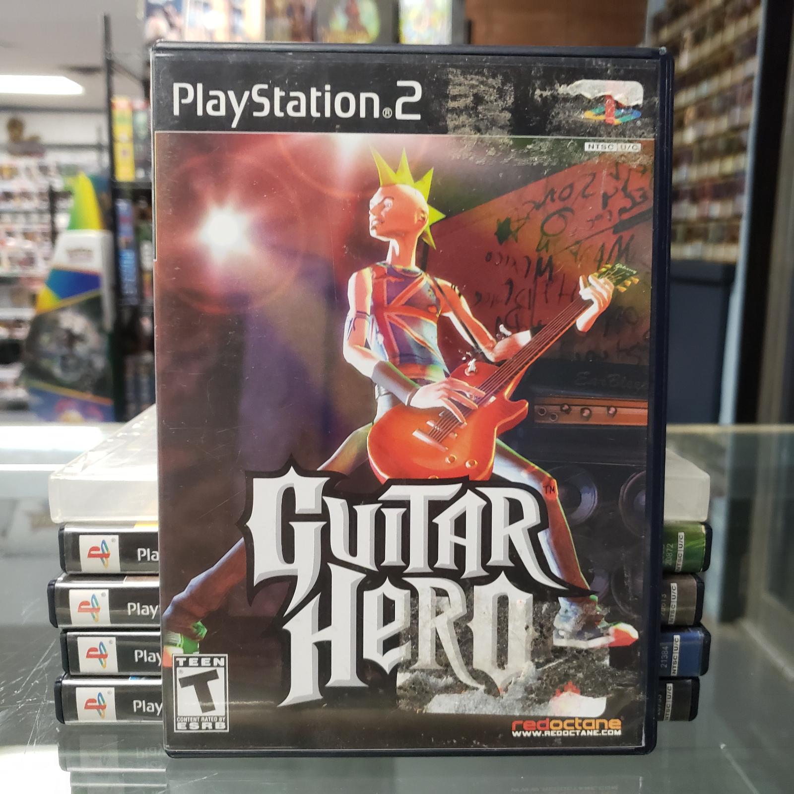Guitar Hero Item, Box, and Manual Playstation 2