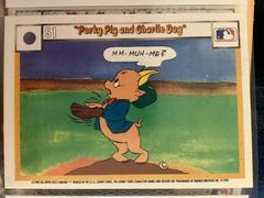 Porky Pig And Charlie Dog | Porky Pig and Charlie Dog Baseball Cards 1990 Upper Deck Comic Ball