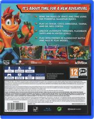 Back Cover (PAL) | Crash Bandicoot 4: It's About Time PAL Playstation 4