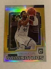 Donovan Mitchell [Gold] #13 Basketball Cards 2021 Panini Donruss Optic Elite Dominators Prices