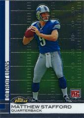 Matthew Stafford #100 Football Cards 2009 Topps Finest Prices