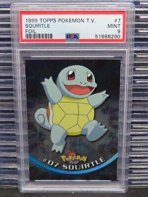 Squirtle [Foil] #7 Pokemon 1999 Topps TV