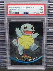 Squirtle [Foil] #7 Pokemon 1999 Topps TV Prices