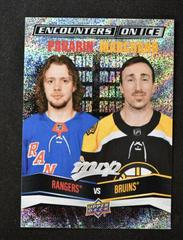 Artemi Panarin, Brad Marchand Hockey Cards 2022 Upper Deck MVP Encounters on Ice Prices