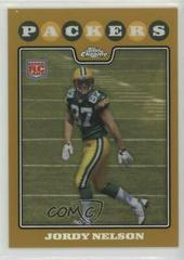 Jordy Nelson [Gold Refractor] #TC207 Football Cards 2008 Topps Chrome Prices