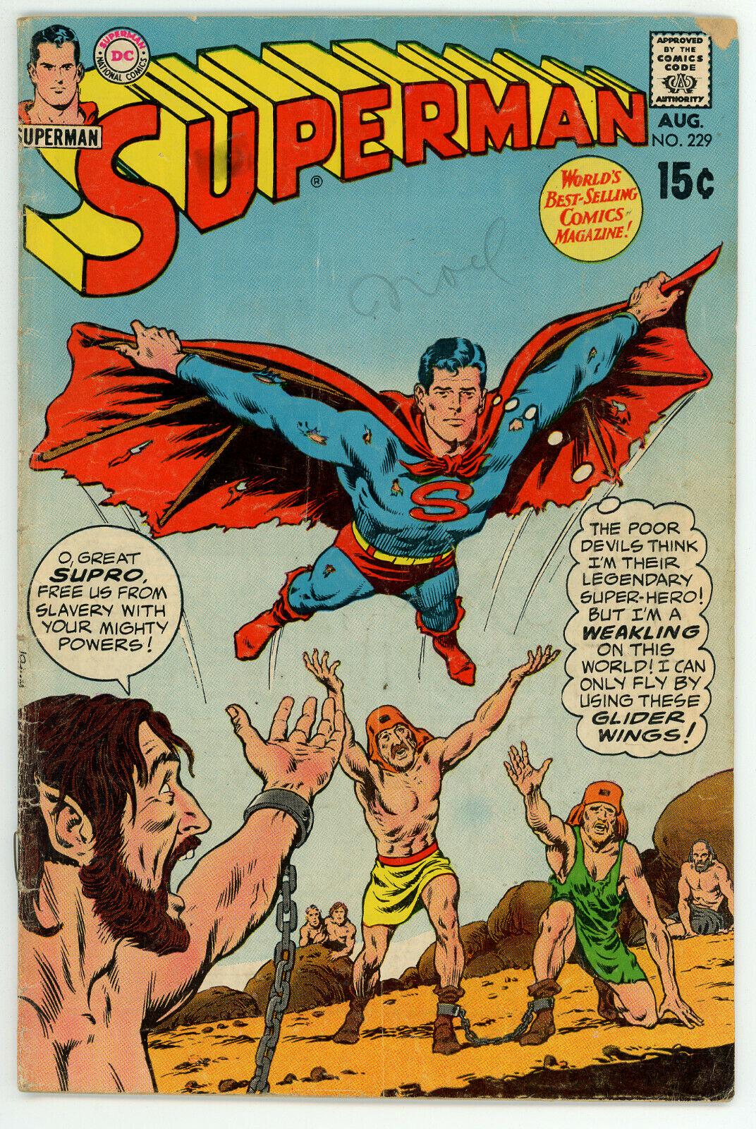 Superman #229 (1970) Prices 