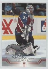 Patrick Roy Hockey Cards 2001 Upper Deck Prices