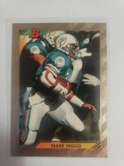 Mark Higgs [Foil] #168 Football Cards 1992 Bowman Prices