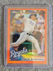 Zack Greinke [Orange] #18 Baseball Cards 2010 Topps Chrome Prices
