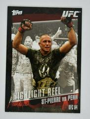 Georges St Pierre, BJ Penn Ufc Cards 2010 Topps UFC Prices