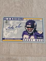 Randy Moss #RM Football Cards 1999 Upper Deck Retro Inkredible Prices