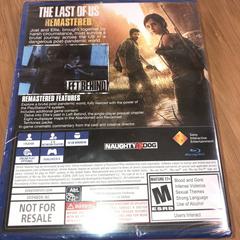 Not For Resale 4 | The Last of Us Remastered [Not For Resale] Playstation 4