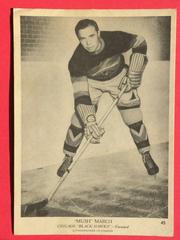 'Mush' March #45 Hockey Cards 1939 O-Pee-Chee V301-1 Prices