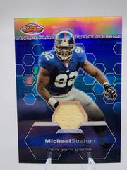 Michael Strahan [Jersey Refractor] #108 Football Cards 2003 Topps Finest Prices