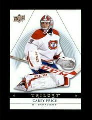 Carey Price #56 Hockey Cards 2013 Upper Deck Trilogy Prices