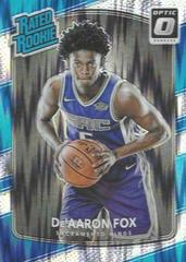 DE'Aaron Fox [Shock] #196 Basketball Cards 2017 Panini Donruss Optic Prices