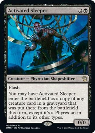 Activated Sleeper #24 Magic Dominaria United Commander