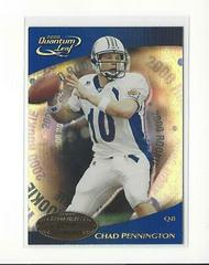 Chad Pennington Football Cards 2000 Quantum Leaf Prices