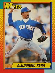 Alejandro Pena #89T Baseball Cards 1990 Topps Traded Tiffany Prices