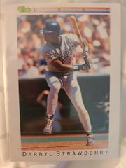 Darryl Strawberry [Series I] Baseball Cards 1992 Classic Prices