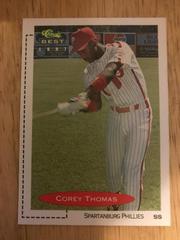 Corey Thomas #281 Baseball Cards 1991 Classic Best Prices