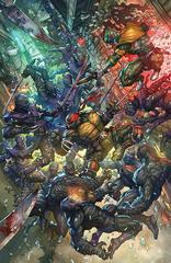 Mighty Morphin Power Rangers / Teenage Mutant Ninja Turtles II [Quah Cardstock] Comic Books Mighty Morphin Power Rangers / Teenage Mutant Ninja Turtles II Prices
