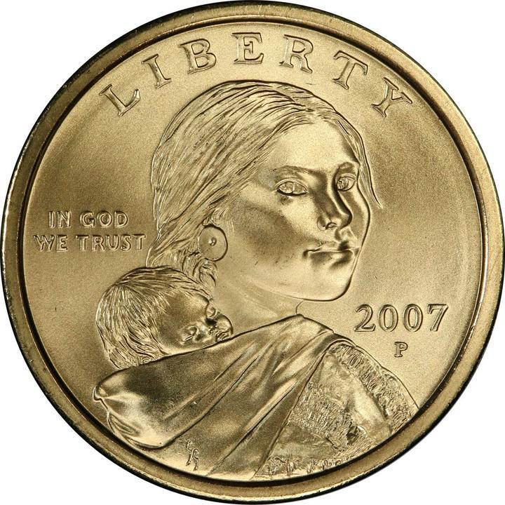 2007 P [SMS] Coins Sacagawea Dollar