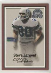 Steve Largent #24 Football Cards 2000 Fleer Greats of the Game Prices