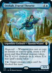 Deekah, Fractal Theorist [Extended Art] Magic Commander 2021 Prices