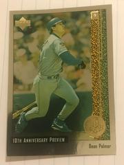 Dean Palmer #35 of 60 Baseball Cards 1998 Upper Deck 10th Anniversary Preview Prices