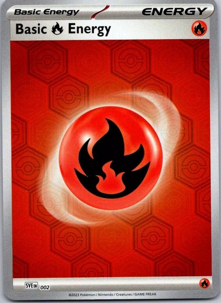 Basic Fire Energy [Holo] #2 Pokemon Scarlet & Violet