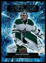 Jake Oettinger [Blue] Hockey Cards 2022 Upper Deck Dazzlers Prices