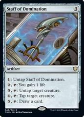 Staff of Domination [Foil] #343 Magic Commander Legends Prices
