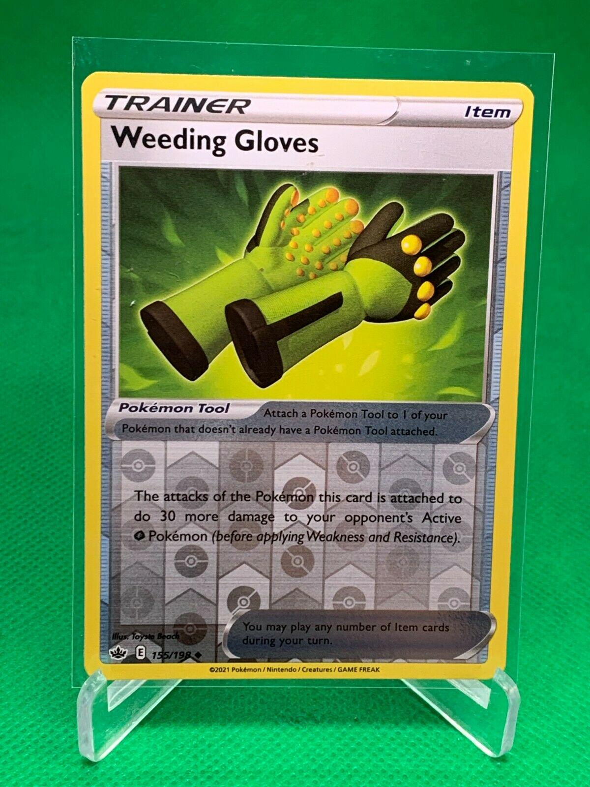 Weeding Gloves [Reverse Holo] 155 Prices Pokemon Chilling Reign
