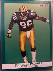 Ed West Football Cards 1991 Fleer Prices