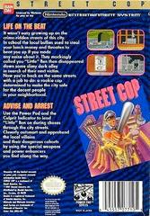 Street Cop - Back | Street Cop NES