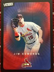 Jim Edmonds [Red] #84 Baseball Cards 2003 Upper Deck Victory Prices