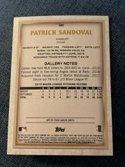 Artist Card | patrick sandoval Baseball Cards 2020 Topps Gallery Artist Promos