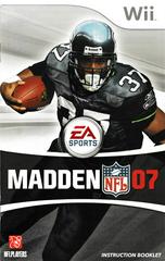 Manual - Front | Madden 2007 Wii