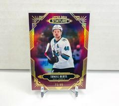 Tomas Hertl [Red] Hockey Cards 2020 Upper Deck Stature Prices