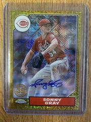 Sonny Gray [Autograph] #T87C2-87 Baseball Cards 2022 Topps Silver Pack 1987 Chrome Series 2 Prices