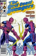 The West Coast Avengers [Newsstand] #27 (1987) Comic Books West Coast Avengers Prices