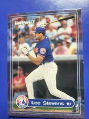 Lee Stevens #97 Baseball Cards 2000 Fleer Impact Prices
