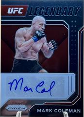 Mark Coleman Ufc Cards 2022 Panini Prizm UFC Legendary Signatures Prices
