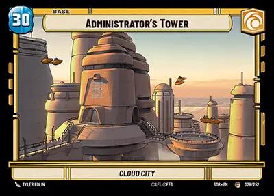 Administrator's Tower #29 Star Wars Unlimited: Spark of Rebellion